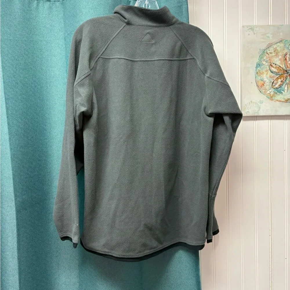 Columbia Titanium Omni-Heat 1/4 Zip Fleece Jacket in Gray Size Medium